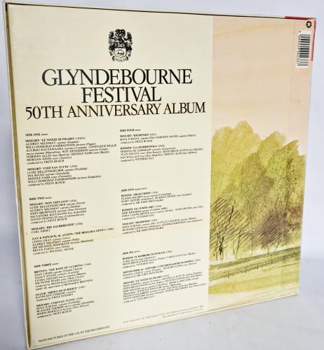 Various-Opera Glyndebourne Festival 50th Anniversary Album Vinyl Box Set UK VC8VXGL654872