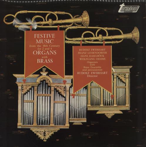 Various-Organs Festive Music From The 18th Century For 2 And 4 Organs With Brass vinyl LP album (LP record) UK OGNLPFE762158