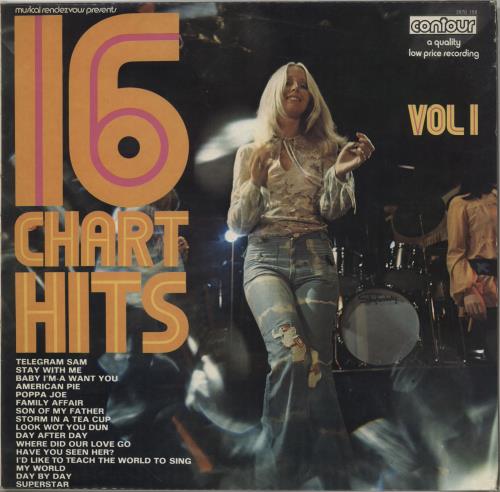 Various-Pop 16 Chart Hits Vol. 1 vinyl LP album (LP record) UK 7VALPCH765542