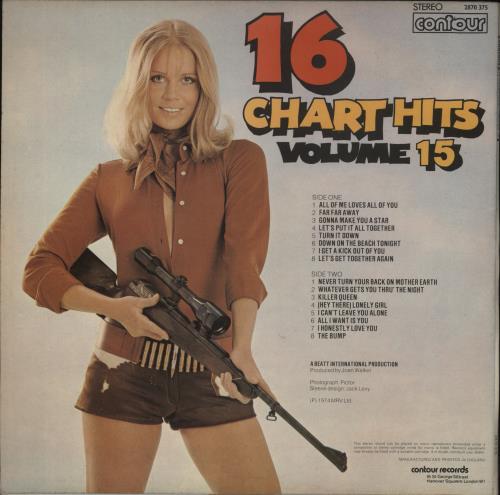 Various-Pop 16 Chart Hits Volume 15 vinyl LP album (LP record) UK 7VALPCH765554