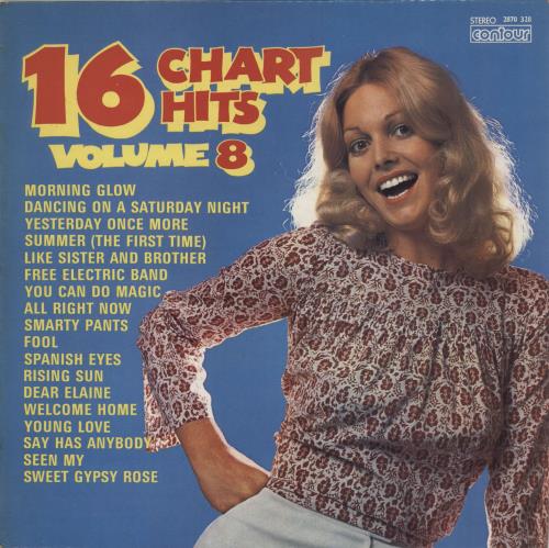 Various-Pop 16 Chart Hits Volume 8 vinyl LP album (LP record) UK 7VALPCH765549