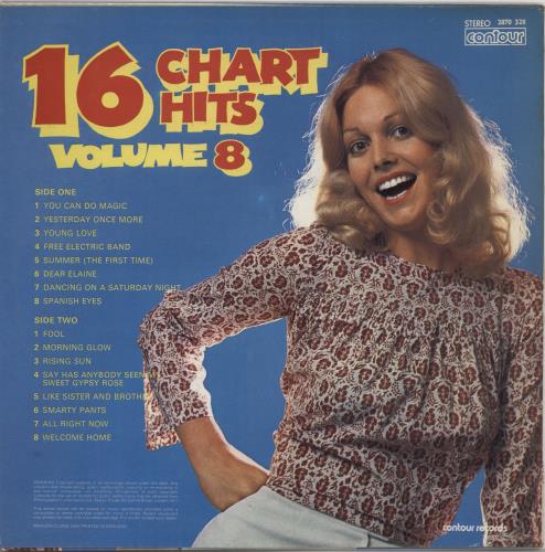 Various-Pop 16 Chart Hits Volume 8 vinyl LP album (LP record) UK 7VALPCH765549