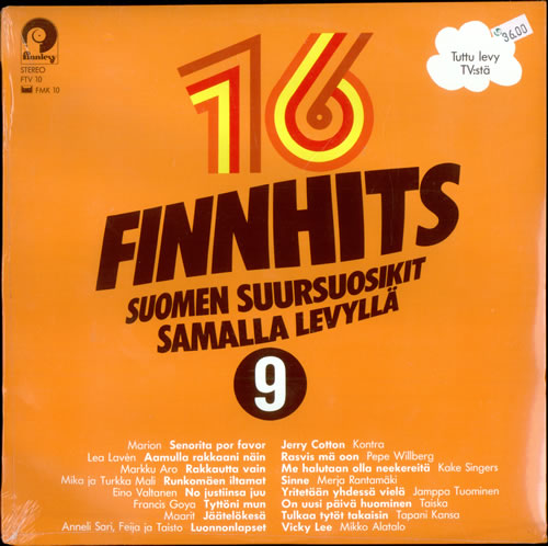 Various-Pop 16 Finnhits - Sealed vinyl LP album (LP record) Finnish 7VALPFI500616