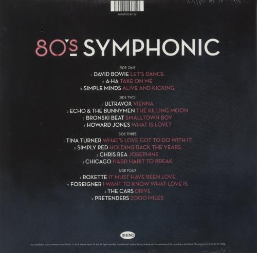 Various-Pop 80's Symphonic - Sealed 2-LP vinyl record set (Double LP Album) UK 7VA2LSS878037