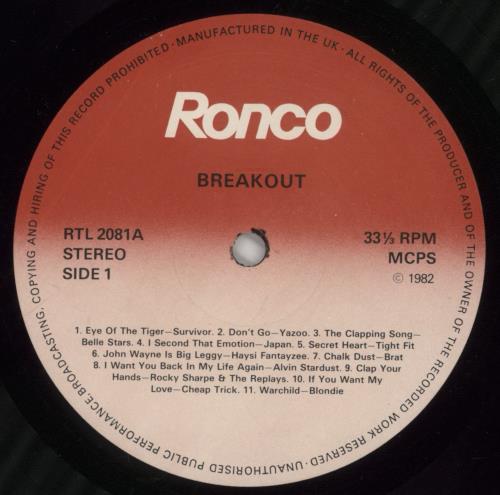 Various-Pop Breakout vinyl LP album (LP record) UK 7VALPBR580139