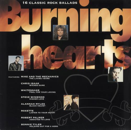 Various-Pop Burning Hearts vinyl LP album (LP record) UK 7VALPBU718963