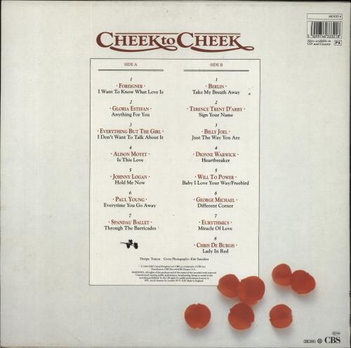 Various-Pop Cheek To Cheek vinyl LP album (LP record) UK 7VALPCH292974