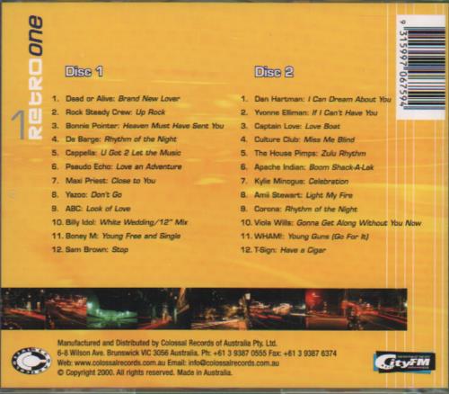 Various-Pop City Retro 1 2 CD album set (Double CD) Australian 7VA2CCI159279