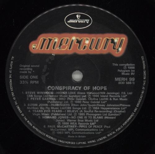 Various-Pop Conspiracy Of Hope vinyl LP album (LP record) UK 7VALPCO589493