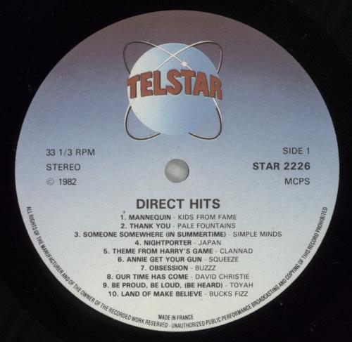 Various-Pop Direct Hits vinyl LP album (LP record) UK 7VALPDI634418