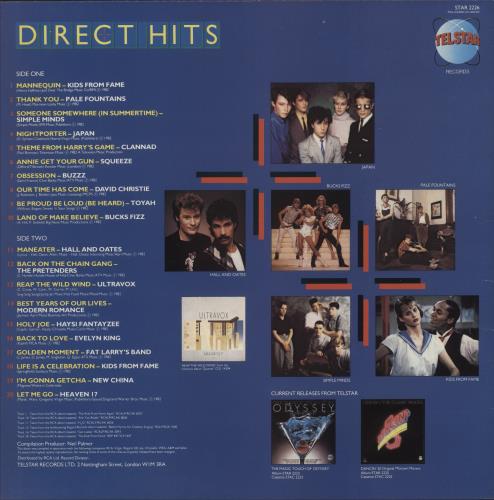 Various-Pop Direct Hits vinyl LP album (LP record) UK 7VALPDI634418