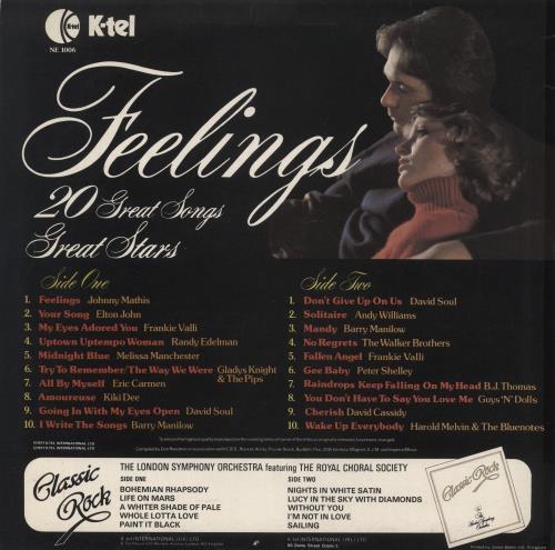 Various-Pop Feelings vinyl LP album (LP record) UK 7VALPFE298756