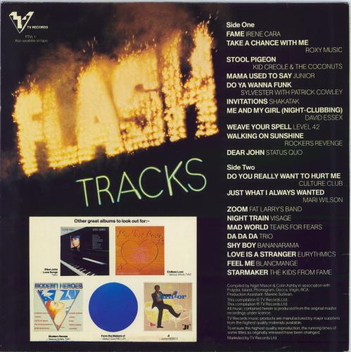 Various-Pop Flash Tracks vinyl LP album (LP record) UK 7VALPFL768584