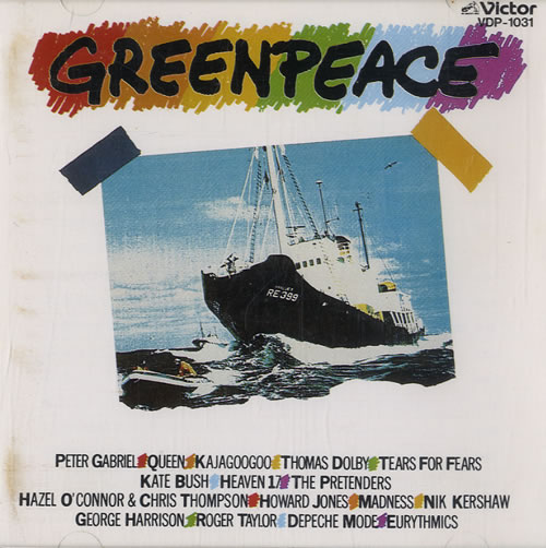 Various-Pop Greenpeace CD album (CDLP) Japanese 7VACDGR545649
