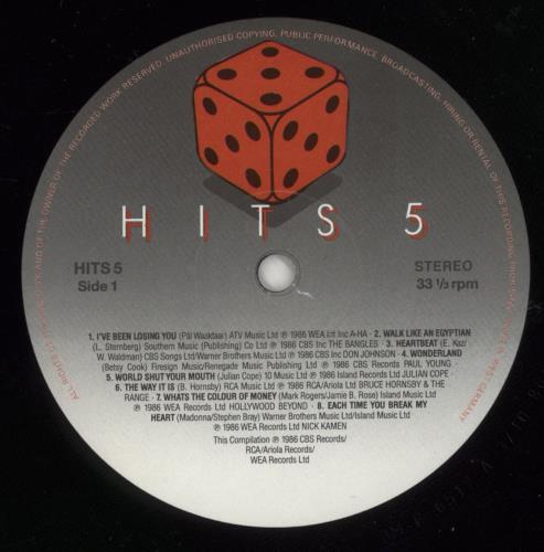 Various-Pop Hits 5 2-LP vinyl record set (Double LP Album) German 7VA2LHI600657