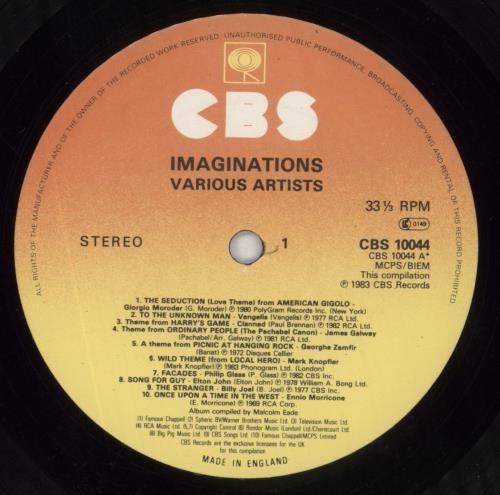 Various-Pop Imaginations vinyl LP album (LP record) UK 7VALPIM561926