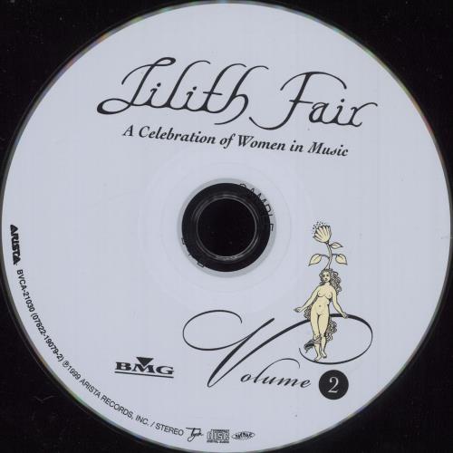 Various-Pop Lilith Fair (A Celebration Of Women In Music) Volume 2 + Obi CD album (CDLP) Japanese 7VACDLI731891