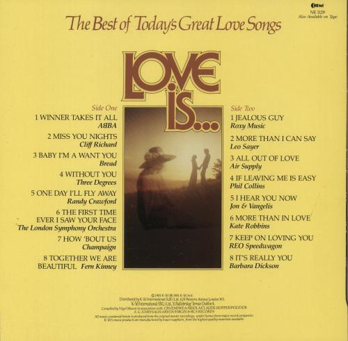 Various-Pop Love Is... vinyl LP album (LP record) UK 7VALPLO295783