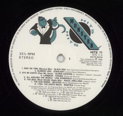 Various-Pop Monster Hits 2-LP vinyl record set (Double LP Album) UK 7VA2LMO253784