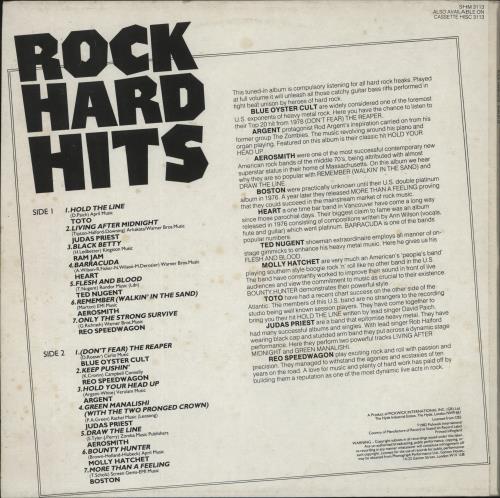 Various-Pop Rock Hard Hits vinyl LP album (LP record) UK 7VALPRO542726
