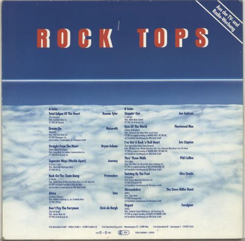 Various-Pop Rock Tops vinyl LP album (LP record) German 7VALPRO694014