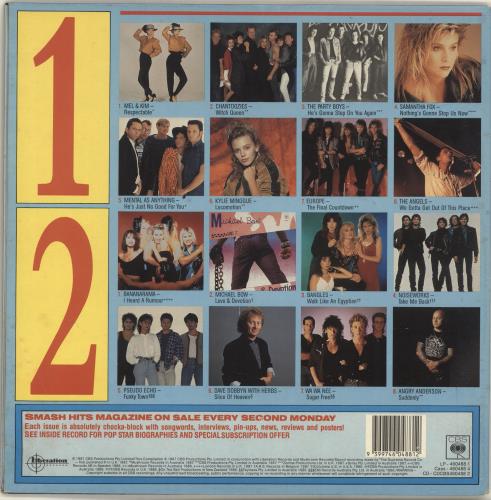 Various-Pop Smash Hits 87 vinyl LP album (LP record) US 7VALPSM695699