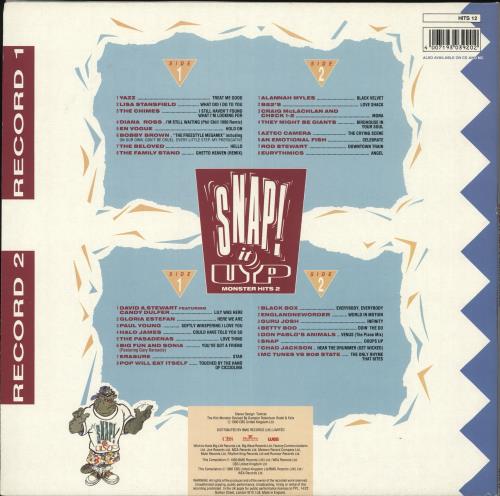 Various-Pop Snap! It Up: Monster Hits 2 2-LP vinyl record set (Double LP Album) UK 7VA2LSN718962