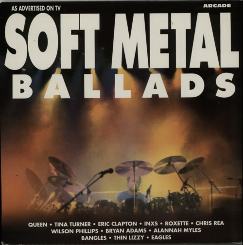 Various-Pop Soft Metal Ballads vinyl LP album (LP record) UK 7VALPSO621975