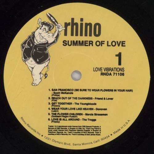 Various-Pop Summer Of Love 2-LP vinyl record set (Double LP Album) US 7VA2LSU861418