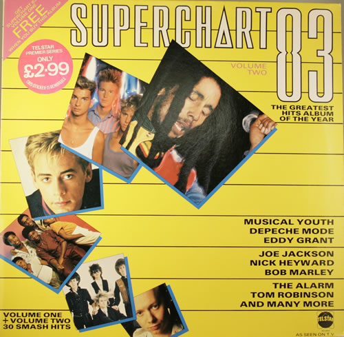 Various-Pop Superchart 83 - Volumes 1 & 2 2-LP vinyl record set (Double LP Album) UK 7VA2LSU559285