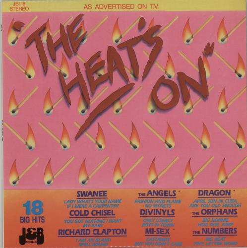 Various-Pop The Heat's On vinyl LP album (LP record) Australian 7VALPTH658318