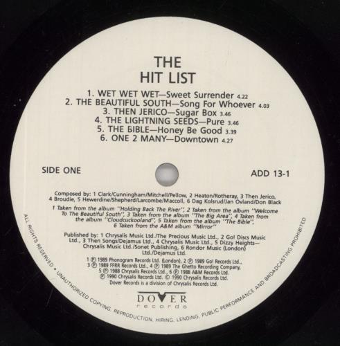 Various-Pop The Hit List vinyl LP album (LP record) UK 7VALPTH623551