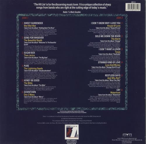 Various-Pop The Hit List vinyl LP album (LP record) UK 7VALPTH623551