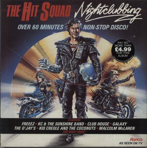 Various-Pop The Hit Squad Nightclubbing vinyl LP album (LP record) UK 7VALPTH664227