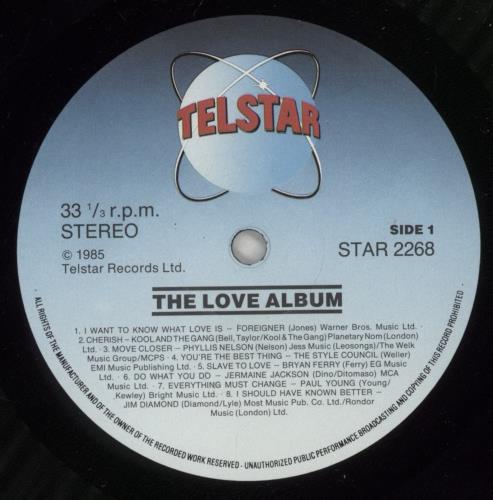 Various-Pop The Love Album vinyl LP album (LP record) UK 7VALPTH425388