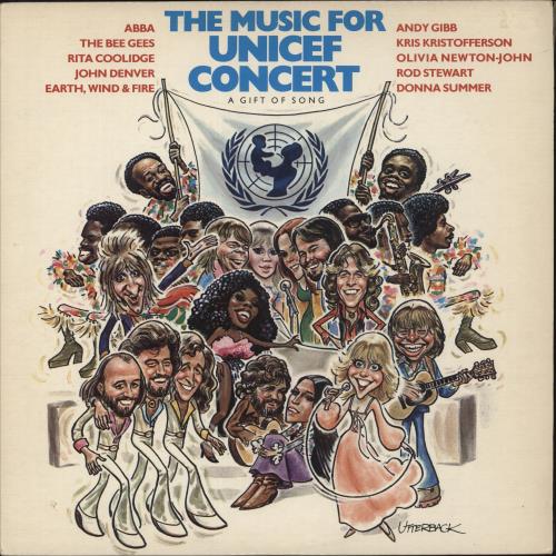Various-Pop The Music For Unicef Concert / A Gift Of Song vinyl LP album (LP record) Canadian 7VALPTH103965