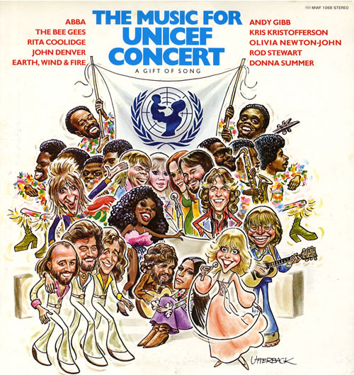 Various-Pop The Music For Unicef Concert vinyl LP album (LP record) Japanese 7VALPTH556345