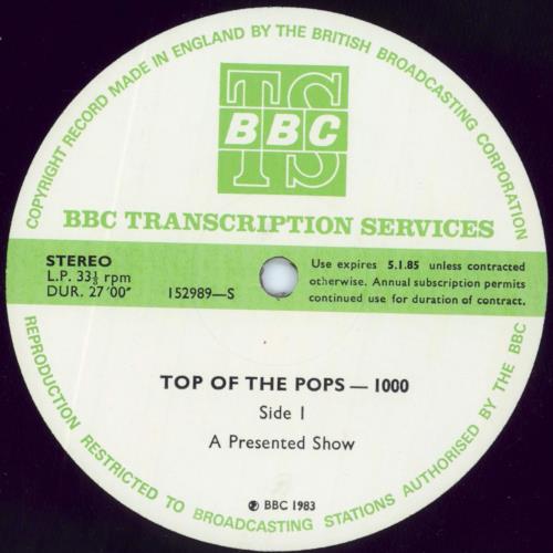 Various-Pop Top Of The Pops 1000 vinyl LP album (LP record) UK 7VALPTO799802