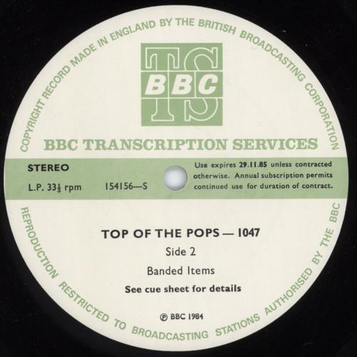 Various-Pop Top Of The Pops 1047 vinyl LP album (LP record) UK 7VALPTO798988