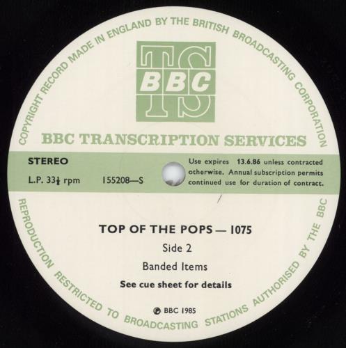 Various-Pop Top Of The Pops 1075 vinyl LP album (LP record) UK 7VALPTO799042