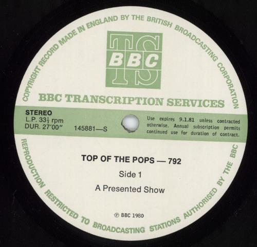Various-Pop Top Of The Pops 792 vinyl LP album (LP record) UK 7VALPTO799028