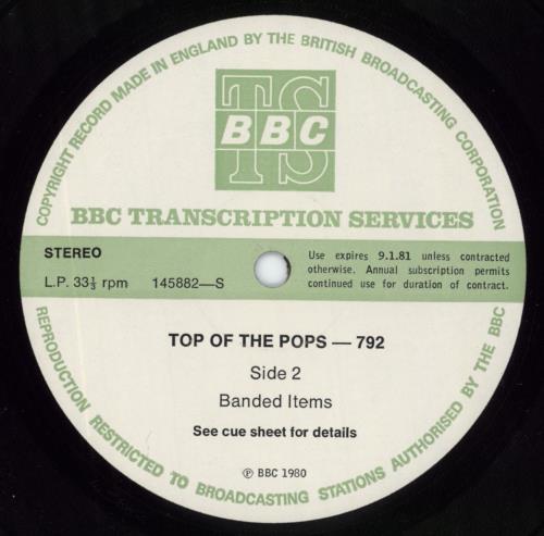 Various-Pop Top Of The Pops 792 vinyl LP album (LP record) UK 7VALPTO799028