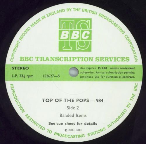 Various-Pop Top Of The Pops 984 vinyl LP album (LP record) UK 7VALPTO820088