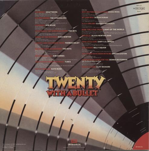 Various-Pop Twenty With A Bullet vinyl LP album (LP record) UK 7VALPTW438190