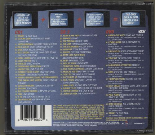 Various-Pop Ultimate 80's 3-disc CD/DVD Set UK 7VA3DUL692480