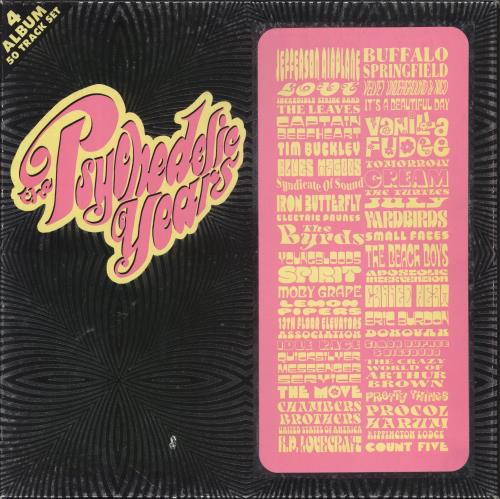 Various-Prog & Psych The Psychedelic Years 4-LP vinyl album record set UK LSD4LTH859541
