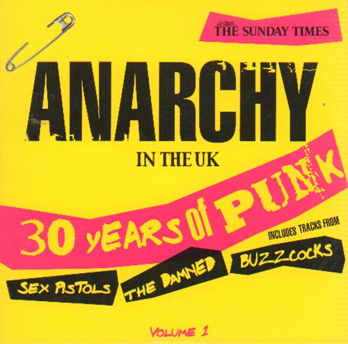 Various-Punk & New Wave Anarchy In The UK - 30 Years Of Punk: Volume 1 CD album (CDLP) UK PVACDAN649172