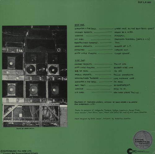 Various-Punk & New Wave Backstage Pass - EX 7" vinyl single (7 inch record / 45) New Zealand PVA07BA879811