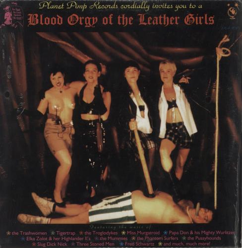 Various-Punk & New Wave Blood Orgy Of The Leather Girls vinyl LP album (LP record) US PVALPBL868368