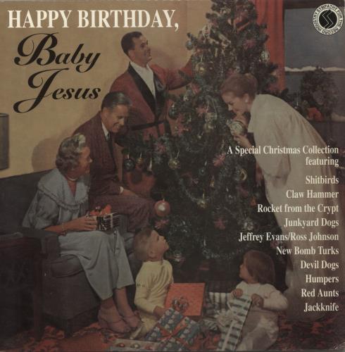 Various-Punk & New Wave Happy Birthday, Baby Jesus 10" vinyl single (10 inch record) US PVA10HA866322